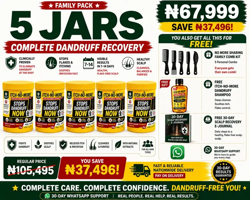 ITCH-NO-MORE 5 jars family pack